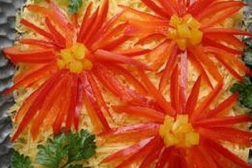 Салат «Маргаритки»