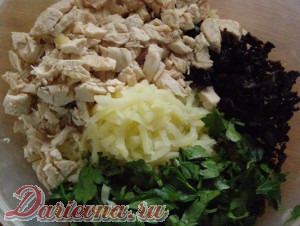 грибной салат грибной салат