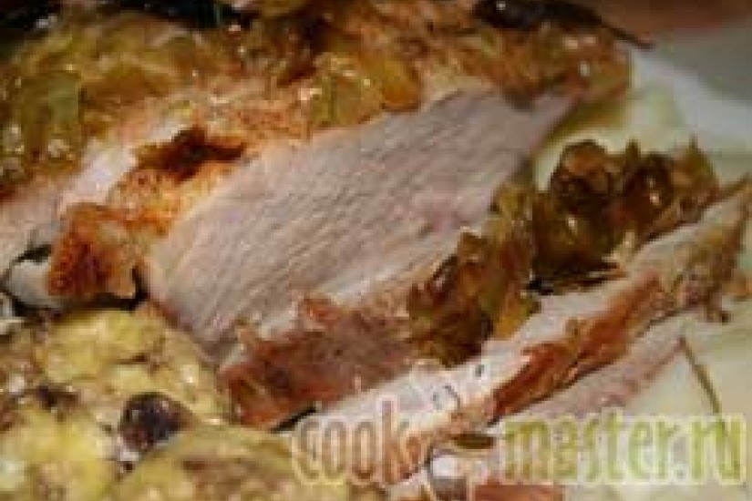 Свинина в капусте