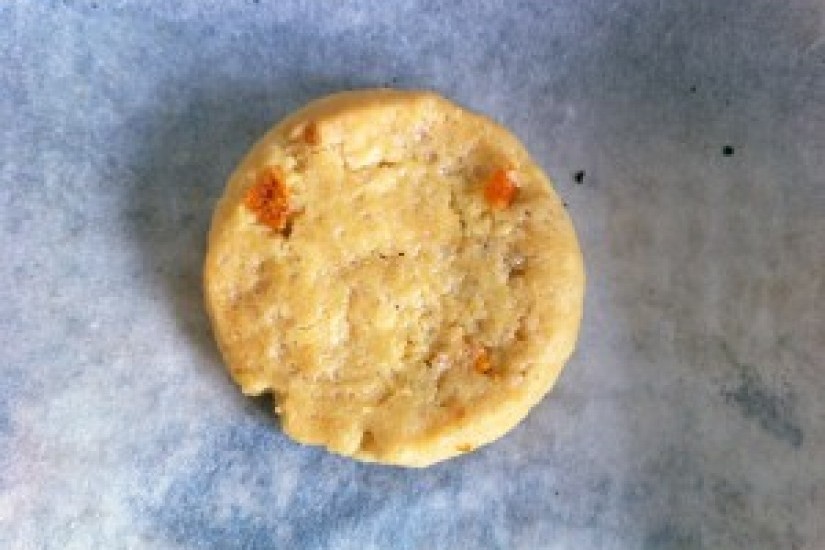 Мандариновое песочное печенье