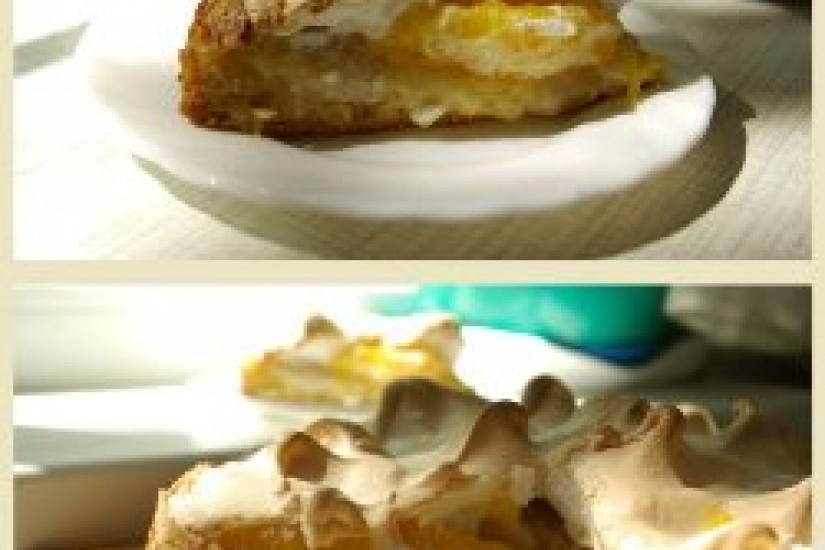 Пирог с апельсинами и грушами