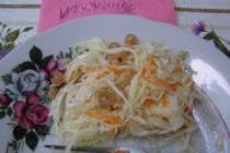 Капустный салат со смородиной