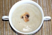 Грибной суп-пюре