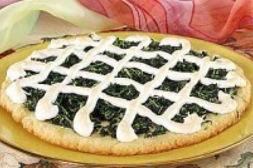 Песочный пирог со щавелем