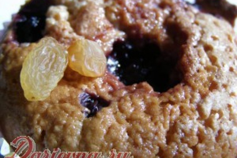 Овсяные кексы с ягодами