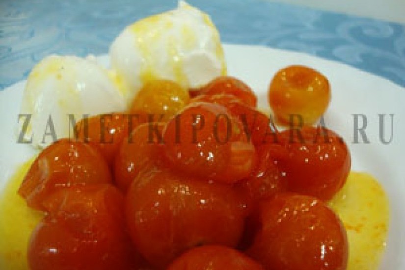Карамелизованные помидоры черри