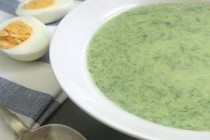 Суп-пюре из зеленого лука