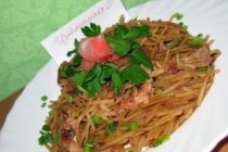 Теплый салат "Драконий глаз"