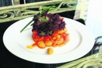 Фасоль с овощами