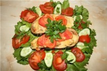 Фаршированные баклажаны