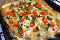 Запеченное филе форели