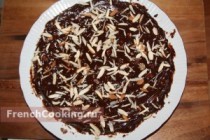 Шоколадно-миндальный торт