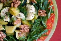 Теплый овощной салат