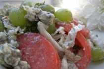 Салат с голубым сыром