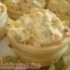 Сытный салат с курицей в тарталетках Сытный салат с курицей в тарталетках